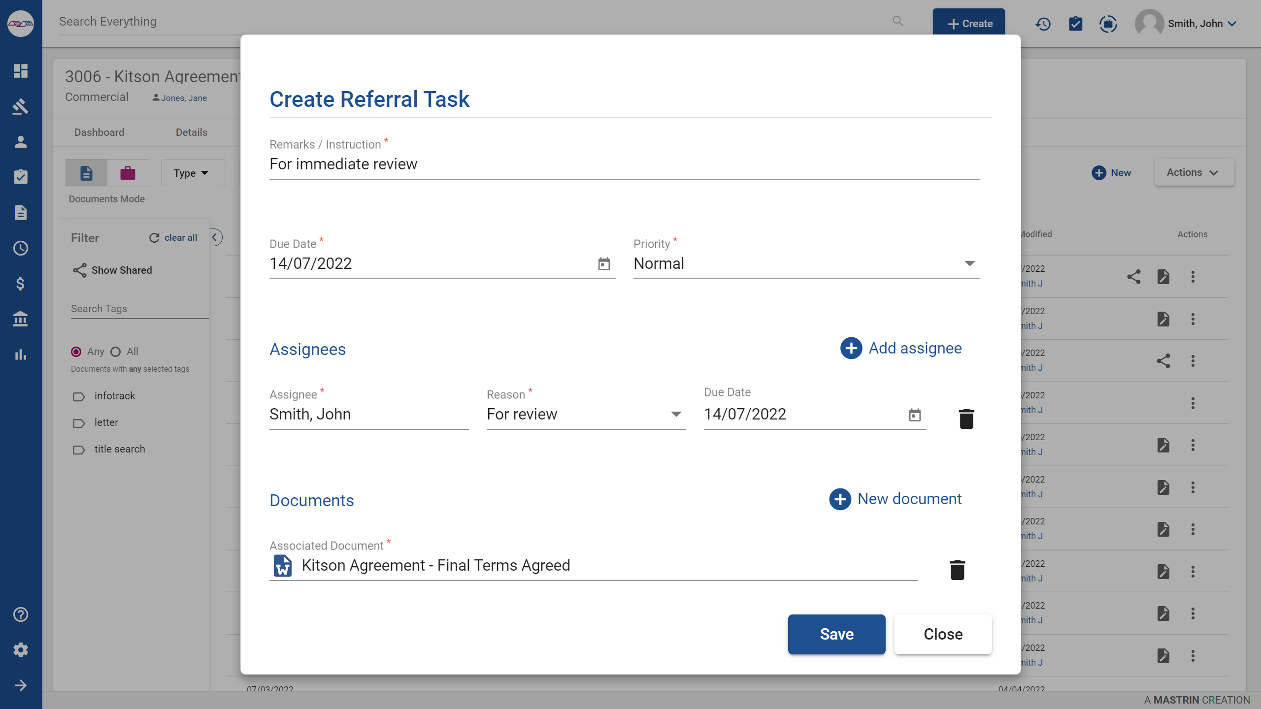 Referral Tasks 2